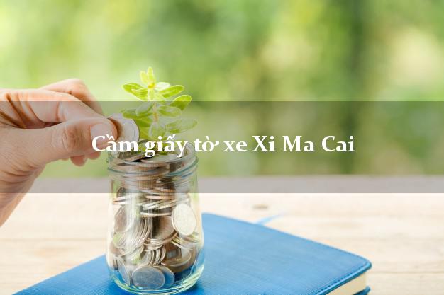 Cầm giấy tờ xe Xi Ma Cai