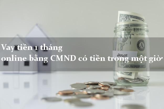 Vay tiền 1 tháng online bằng CMND có tiền trong một giờ